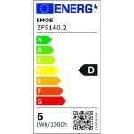 LED žárovka Filament A60 5,9W E27 teplá bílá