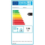 Hosseven, krbová kamna na TP,  9008 mini bordó, 7,09 kW,Ø 130 mm