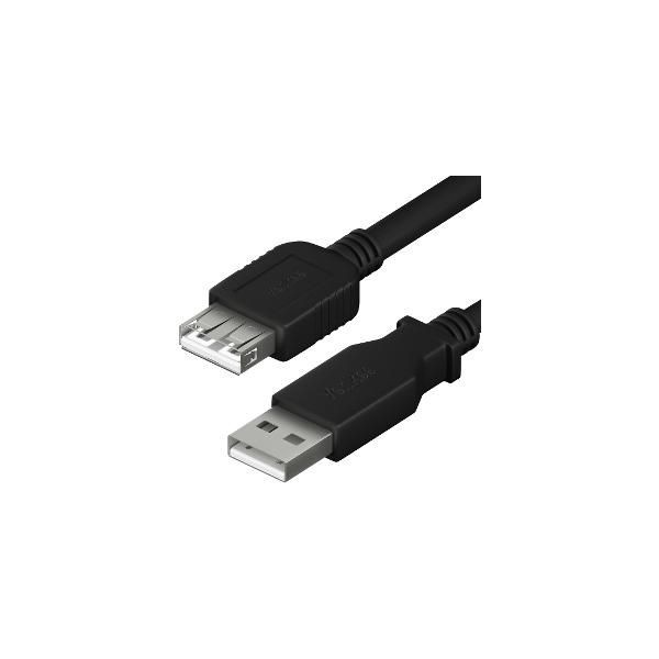 YCU 014 BK USB A M/F Prodluž.kab. YENKEE