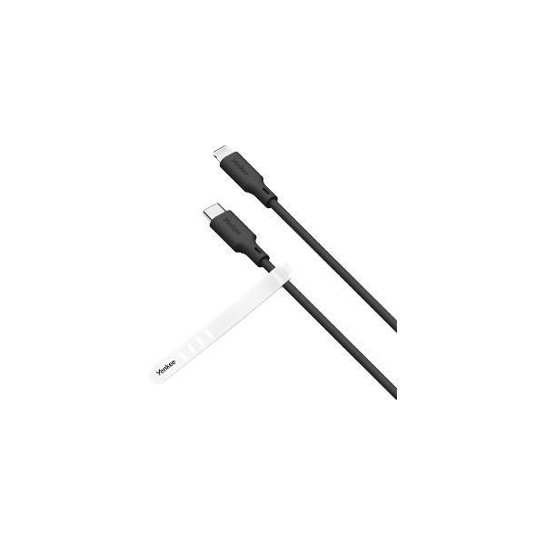 YCU 635 BK SILIC MFi - USB C /1,5mYENKEE