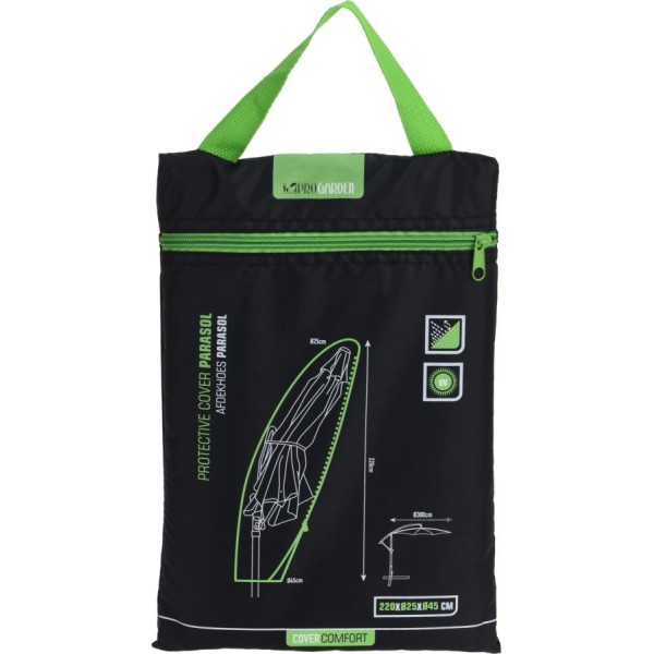 3998 Obal ProGarden na slunečník 220 x průměr 25 x průměr 45cm, černý