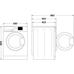 BWSA 61294 W EU N PRAČKA SLIM INDESIT