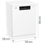 GS673B60W MYČKA 60CM GORENJE