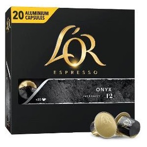 NESPRESSO ONYX KAPSLE 20ks LOR