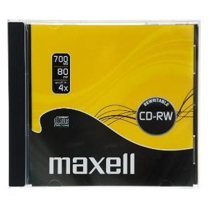 CD-RW 700MB 4x 1PK JC 624860 MAXELL
