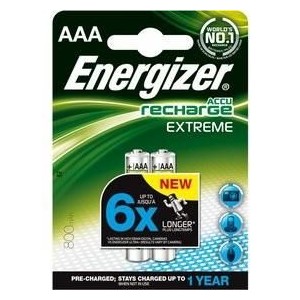 HR03 2BP AAA Ext NiMH 800mAh ENERGIZER