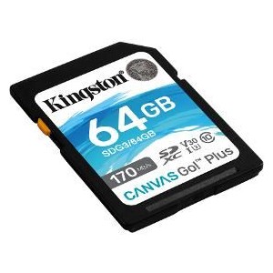 SDXC 64GB UHS-I U3 V30 170R/90W KINGSTON