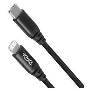 YCU 631 BK USB C / lightning 1m YENKEE