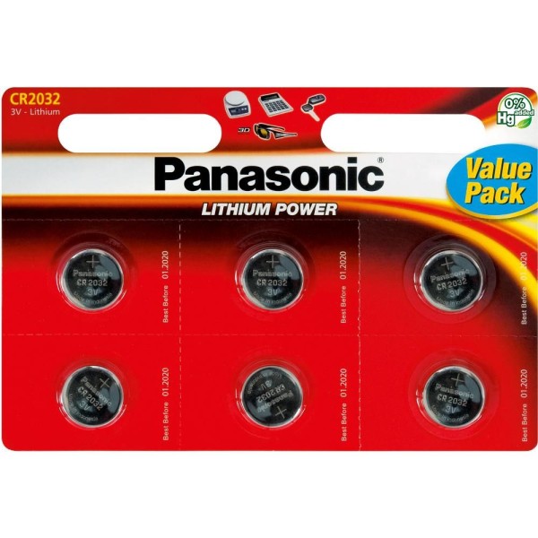 CR-2032 6BP Li PANASONIC