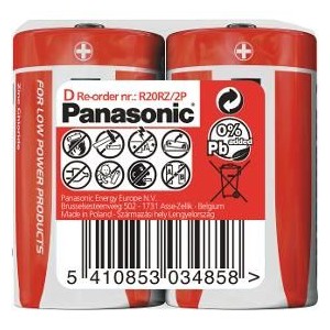 R20 2S D Red zn PANASONIC