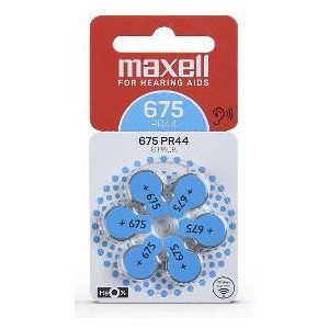 AZ675/PR44 ZINK AIR 6PK MAXELL