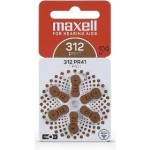 AZ312/PR41 ZINK AIR 6PK MAXELL