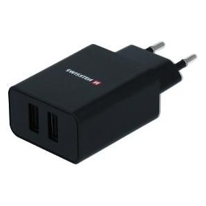 SÍŤ.2xUSB 21A + KAB.USB/TYPE C SWISSTEN