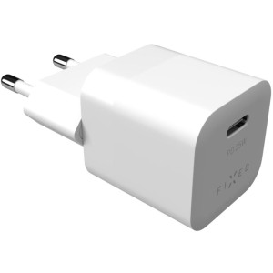 Mini adapter,USB-C, 25W, bílý FIXED