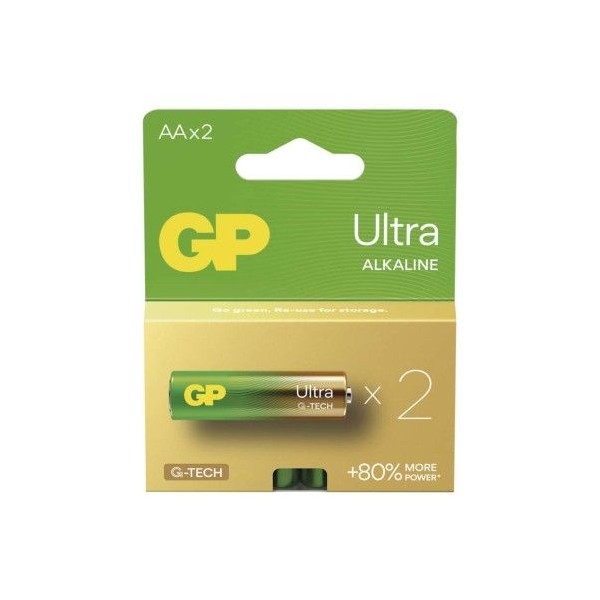 Alkalická baterie GP Ultra AA (LR6)