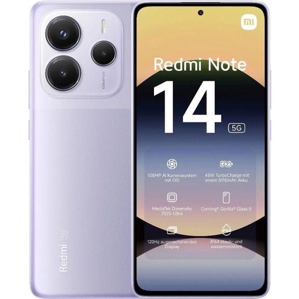 Redmi Note 14 5G 8/256GB Purple XIAOMI