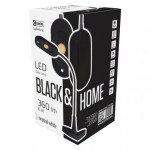 LED stolní lampa black + home, černá