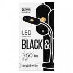 LED stolní lampa black + home, černá