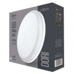 LED přisazené svítidlo Dori, kruhové bílé 24W neutr.b., IP54