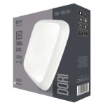 LED přisazené svítidlo Dori, čtvercové bílé 18W neut.b.,IP54