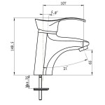 Metalac Aquabi, SURF stojánková umyvadlová baterie, záruka 5 let