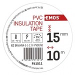 Izolační páska PVC 15mm / 10m bílá