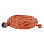 Prodlužovací kabel – spojka, 40m, 3× 1,5mm, oranžový