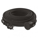 Prodlužovací kabel gumový – spojka, 30m, 3× 1,5mm2