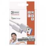 USB kabel 2.0 A/M - C/M 1,5m, bílá