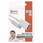 USB kabel 3.0 A/F- C/M OTG 15 cm