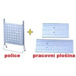 IGOTREND, pracovní závěsná police k univerzálním kloubovým žebříkům 4x3 a 4x4 (30 x 26,5 cm)