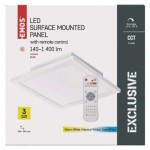 LED přisazené svítidlo EXCLUSIVE, čtvercové 20W, stmív. se změnou CCT