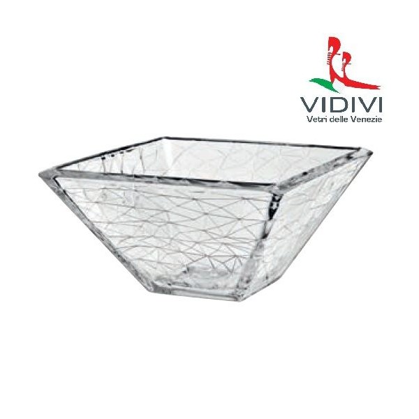 VIDIVI, skleněné misky DOLOMITI, sada 6 x miska 0,74 l, 14 x 14 cm