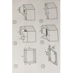 DUE ESSE, Set 2ks skladovacích úložných krabic 42x32x32 cm, mapa světa