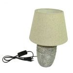 DUE ESSE, Stolní lampa Antica 33,5 cm, starý kámen