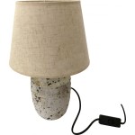 DUE ESSE, Stolní lampa Antica 33,5 cm, starý kámen