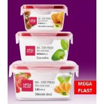 Mega Plast, Box IXA Premium 14 x 14 x 7 cm (0,65 l), červená nebo modrá