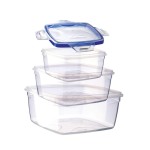 Mega Plast, Box IXA Premium 17 x 17 x 8,5 cm (1,2 l) červená nebo modrá