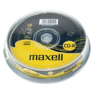 CD-R 700MB 52x 10SP 624027 MAXELL