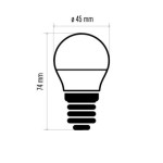 LED žárovka Classic Mini Globe 6W E27 neutrální bílá