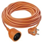 Prodlužovací kabel – spojka, 25m, 3× 1,5mm, oranžový