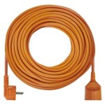 Prodlužovací kabel – spojka, 30m, 3× 1,5mm, oranžový