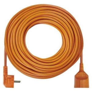 Prodlužovací kabel – spojka, 40m, 3× 1,5mm, oranžový