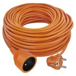 Prodlužovací kabel – spojka, 40m, 3× 1,5mm, oranžový