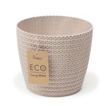 Lamela, květináč MAGNOLIA ECO Jersey průměr 19 cm, bílá