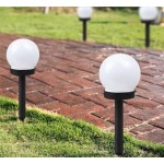 Koopman, Solární LED svítilna ProGarden s koulí průměr 15 cm, výška 47 cm